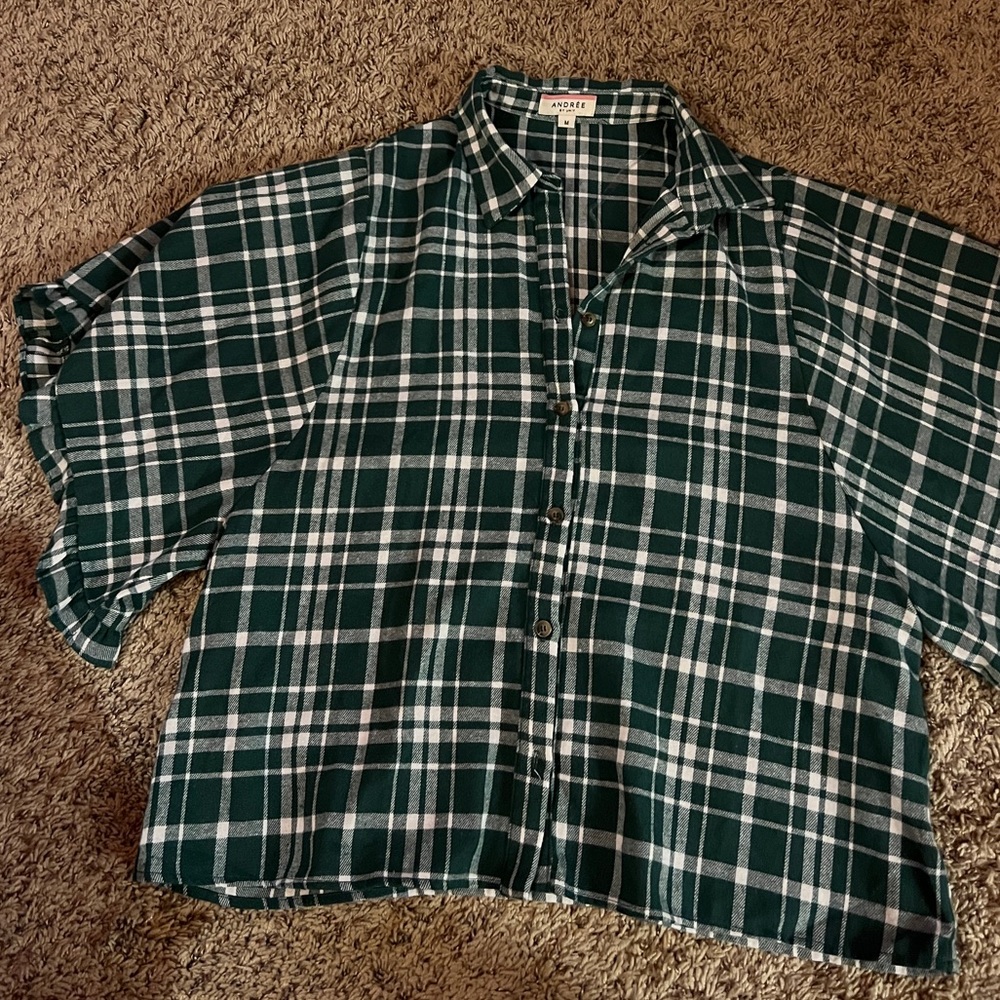 Green Checkered Shirt